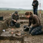 Αρχαιολόγοι εργάζονται στον αρχαίο οικισμό του Wellaune στη Σαξονία