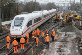 Έργα ανακαίνισης σε σιδηροδρομικό δίκτυο της Deutsche Bahn λόγω κακοκαιρίας