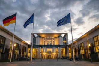 Κυβερνητικά κτίρια στο Βερολίνο που συμβολίζουν τις αποφάσεις εξωτερικής πολιτικής
