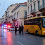 Polizeieinsatz in Athen nach der Festnahme eines Schulbusfahrers wegen Drogenbesitzes