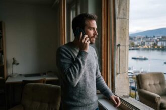 Γυναίκα κρατά κινητό τηλέφωνο καλώντας σε γραμμή υποστήριξης