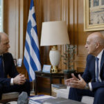 Treffen des deutschen Außenministers mit dem griechischen Außenminister in Athen