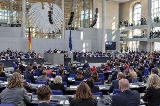 Το γερμανικό κοινοβούλιο στο Βερολίνο κατά τη διάρκεια συζητήσεων για τον ομοσπονδιακό προϋπολογισμό και το δημόσιο χρέος