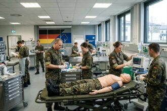 Γερμανικό στρατιωτικό νοσοκομείο και ιατρικές υποδομές σε προετοιμασία έκτακτης ανάγκης