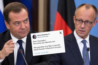 Επίθεση Μεντβέντεφ σε Μερτς με ειρωνείες
